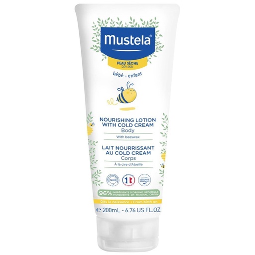MUSTELA LAIT NOURISSANT AU COLD CREAM 200 ML