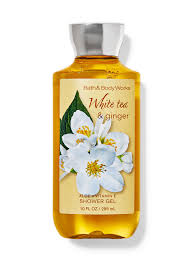 BATH & BODYWORKS WHITE TEA & GINGER SHOWER GEL 250 ML