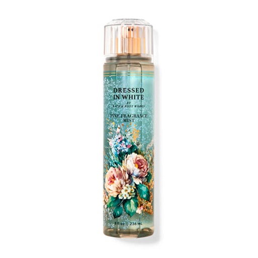 BATH & BODYWORKS DRESSED IN WHITE BODYMIST 236 ML