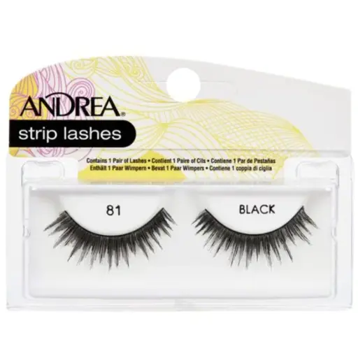[AND-28011] ANDREA STRIP LASHES 81 BLK