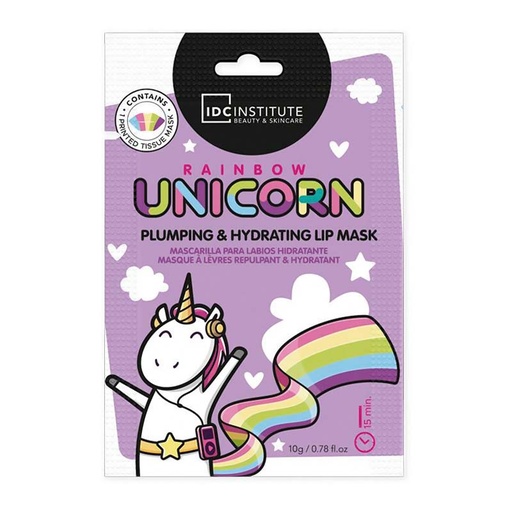 [0019017] IDC RAINBOW UNICORN PLUMPING 7 HYDRATING LIP MASK 
