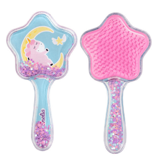[TC20201W] MARTINELIA GLITTERY HAIR BRUSH UNICORN 