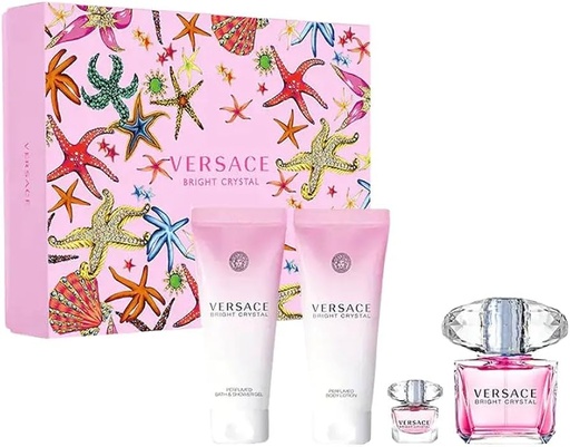 VERSACE BRIGHT CRYSTAL (W) EDT GIFTSET 