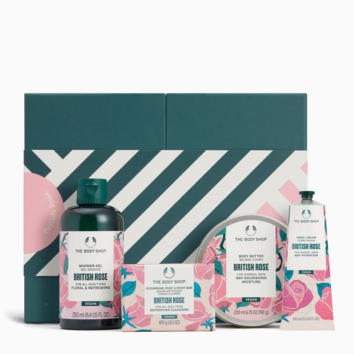 THE BODY SHOP GIFTSET BRITISH ROSE 