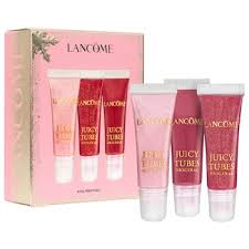 LANCOME MINI  JUICY TUBES LIP GLOSS TRIO GIFTSET