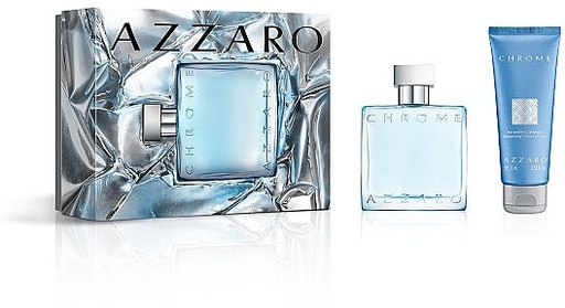 AZZARO CHROME EDT 50ML GIFTSET
