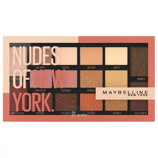 MAYBELLINE NOMAD EYESHADOW PALETTE NUDES 010