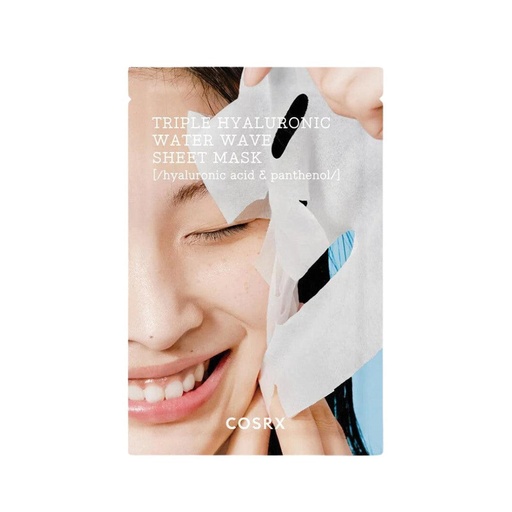 COSRX TRIPLE HYALURONIC WATER WAVE SHEET MASK