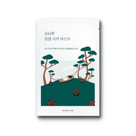 ROUND LAB PINE CALMING CICA MASK