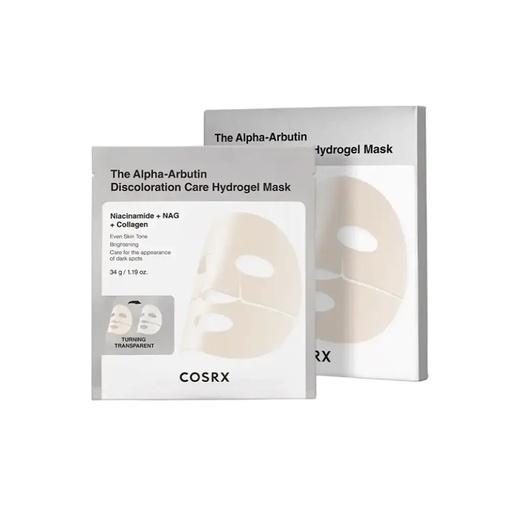 COSRX THE ALPHA ARBUTIN DISCOLORATION CARE HYDROGEL MASK