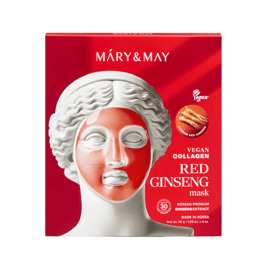MARY & MAY VEGAN COLLAGEN RED GINSENG MASK