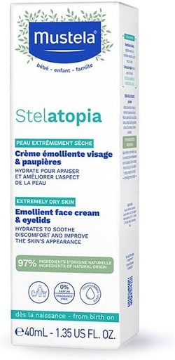 MUSTELA STELATOPIA CREME EMOLLIENTE VISAGE ET PAUPIERES 40 ML