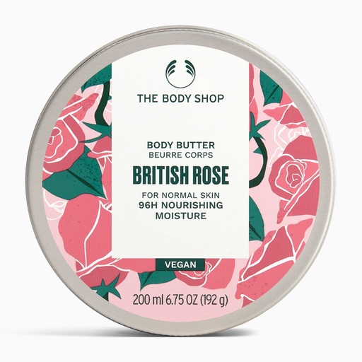 THE BODY SHOP BRITISH ROSE BUTTER 200 ML 