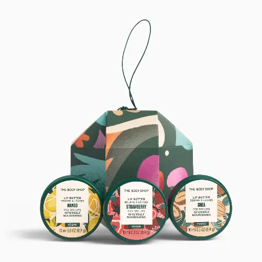 THE BODY SHOP LIP BUTTER TRIO 