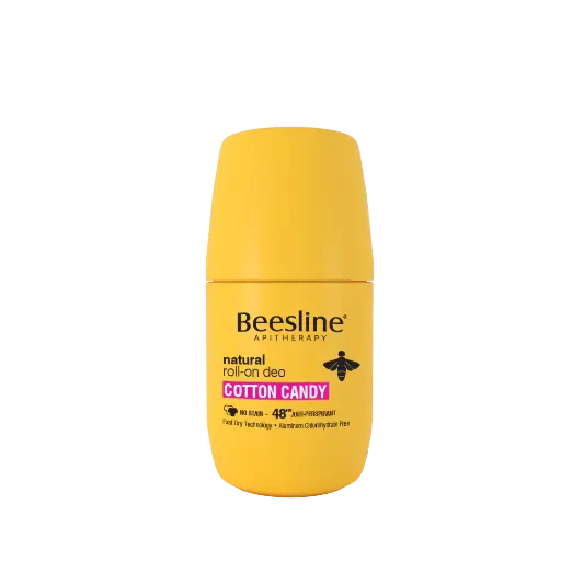 BEESLINE NATURAL ROLL ON DEO - COTTON CANDY