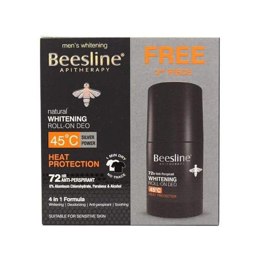 BEESLINE GIFTSET WHITENING ROLL ON DEO - MEN-HEAT (1+1)