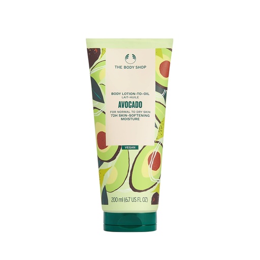 THE BODY SHOP BODY LOTION TO OIL AVOCADO 200 ML