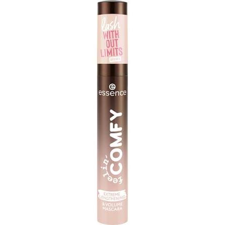 ESSENCE FEELIN COMFY LASH W/LIMITS MASCARA BROWN