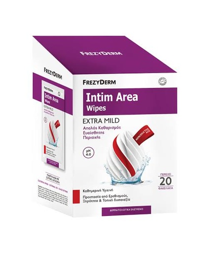FREZYDERM INTIM AREA WIPES PH4 