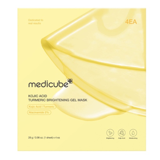 MEDICUBE KOJIC ACID TURMERIC BRIGHTENING GEL MASK