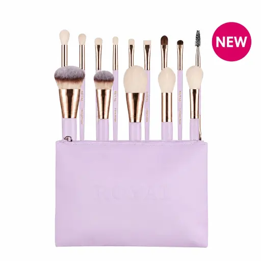 ROYAL COSMETICS FLORAL DREAMS - 14 PCS BRUSH WITH BAG