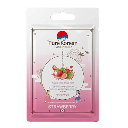 PURE KOREAN STRAWBERRY SHEET MASK