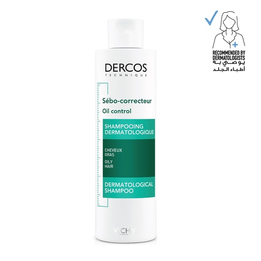 VICHY DERCOS OIL CONTROL SHAMPOO 200ML